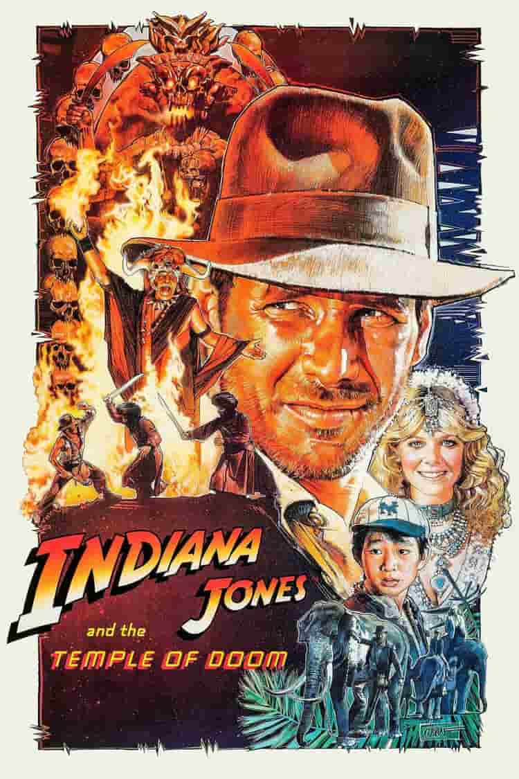 Poster for Indiana Jones and the Temple of Doom